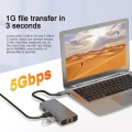 USB C HUB 6-in-1 어댑터