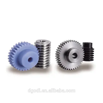 customized plastic paper shredder gear and steel worm transmission parts