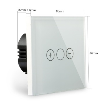 Bingoelec Smart Life App Controlled 1 Gang 1 Way Glass Panel Dimmer Switch