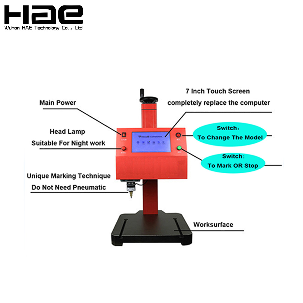 Line Dot Pin Marking Machine for Stainless Steel