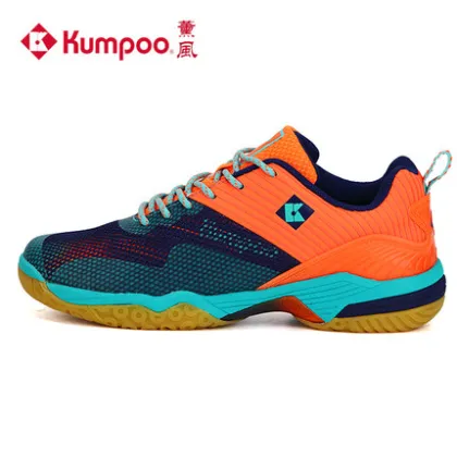 2018 Kumpoo Professional Badminton Shoes for Women and Men Breathable Antiskid Shock Absorbant Athletic Sports Sneakers KH-223