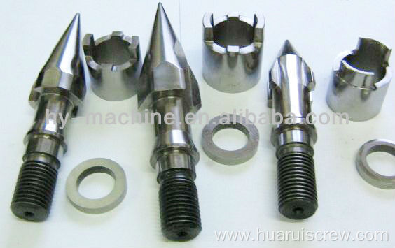 Injection molding screw assembly