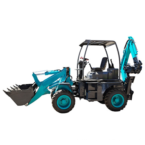 China HUAYA Multi-functional Automatic Mini Backhoe Loader Excavator with EPA/Euro5