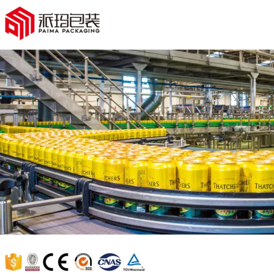 Automatic Beverage Can Filling and Seaming Machine for Juice, Beer, Soda, and Water