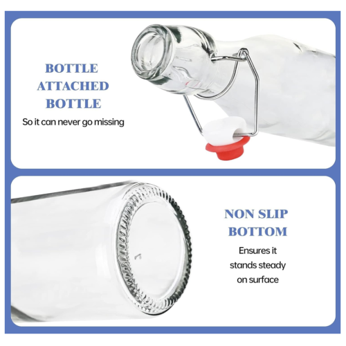 12 conjuntos de garrafas de cerveja de vidro com designs exclusivos