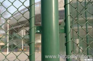 Plastic Coated Chain Link Fence / 
