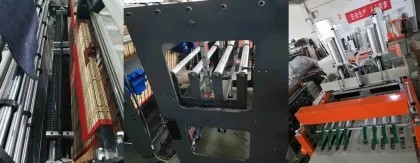 Computer rolling bag making machine