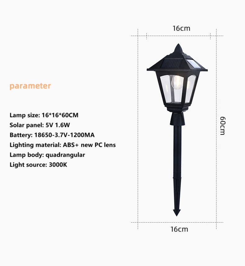 Ground plug solar garden light