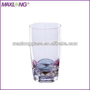 Handmade Unique thin glass cup