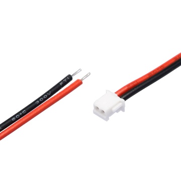 ZWG Red and Black Terminal Wire 2P Silicone Electronic Wire Harness