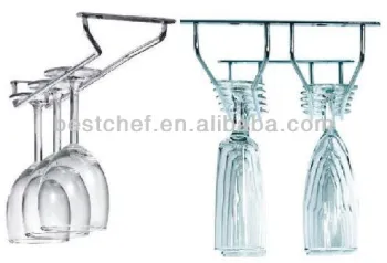 Glass wall rack Chrome plated