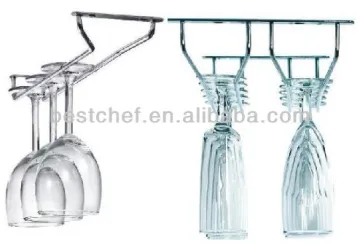 Glass wall rack Chrome plated