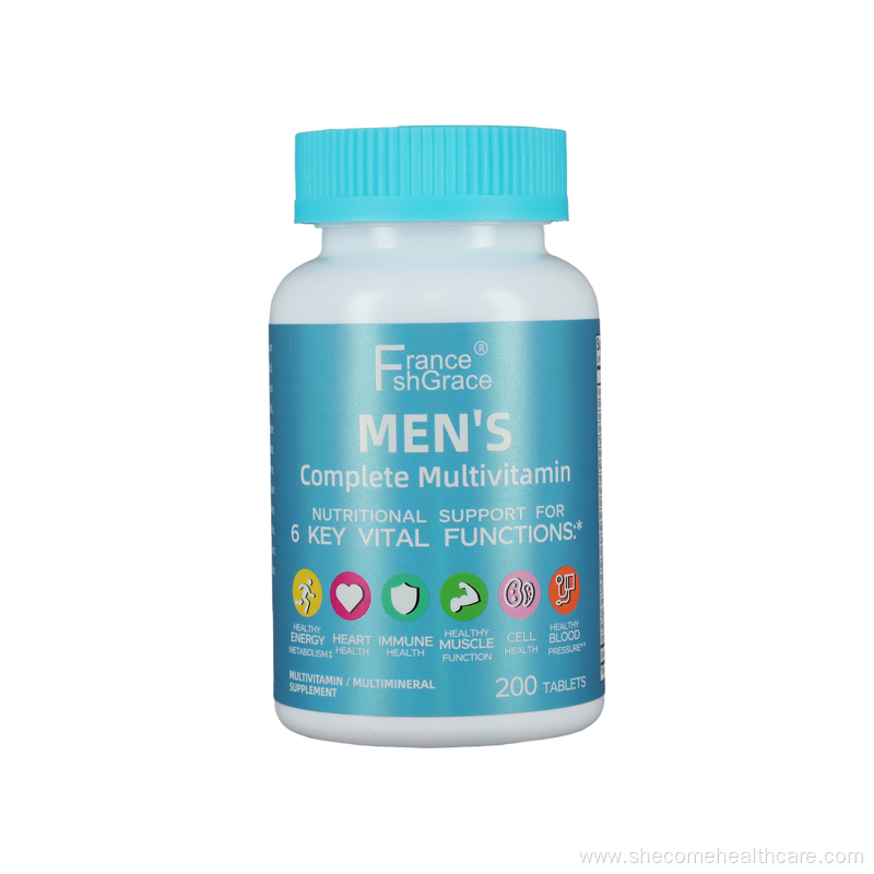Men Multivitamin Non-GMO Gluten Free Vitamin supplement