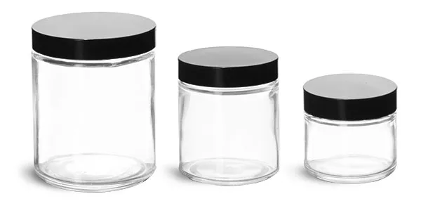 Clear Storage Glass Jars