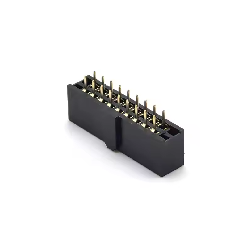 2.54mm Pitch Female Header Dual Row Straight H8.5mm U TYPE 29P (2)
