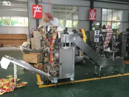 Semi-automatic small packing and bagging machine