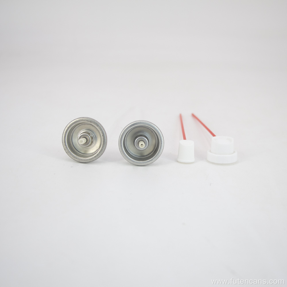 Aerosol valve for mousse and cleaner spray valves