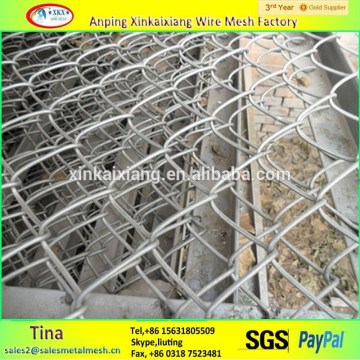 Hot-dip galvanized low carbon steel wire 6 foot chain link fence