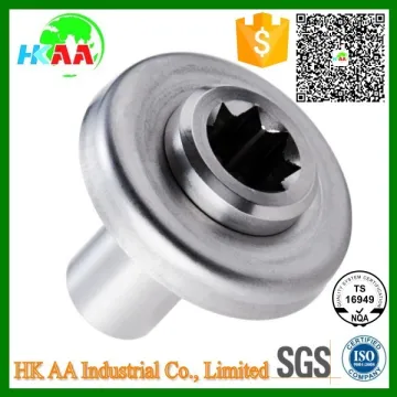Custom precision cnc machining drive coupling parts aluminum direct spline drive coupling