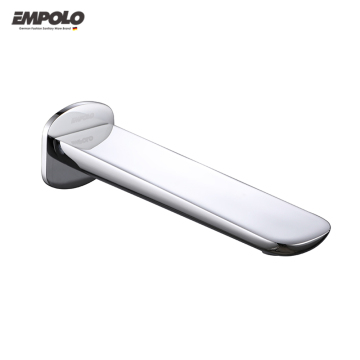 Watermark Square Chrome Wall-Mounted Basin Bath Shower Spout Faucet