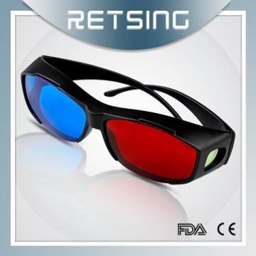 China manufactor 3d glasses plastic red blue italian brand sunglasses