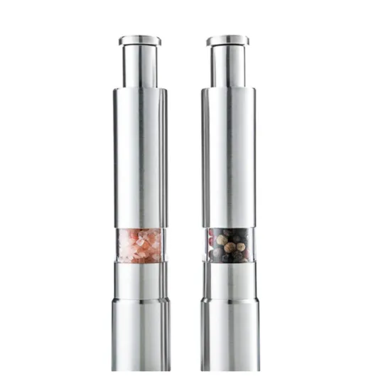 Factory Supply: Premium Stainless Steel Salt and Pepper Grinder Set