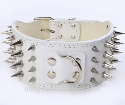 wholesale pitbull collar large spike dog collars