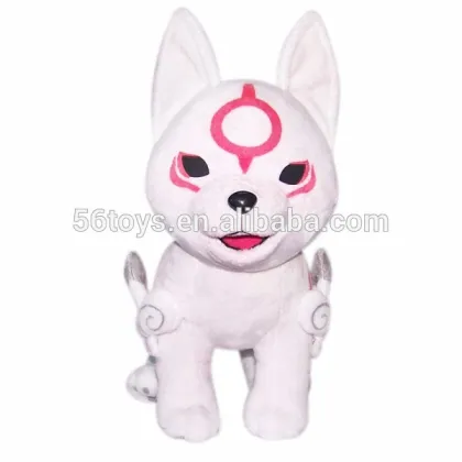 promotional wholesale white wolf plush toy