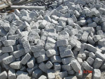 G603 Natural granite Cube stone