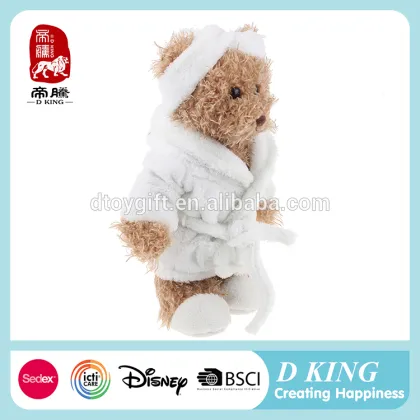 Bath clothe shitting teddy bear plush bear brown bear