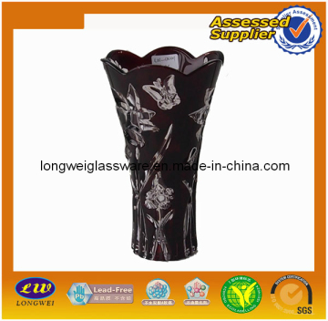 Tall Glass Vase for Decoration