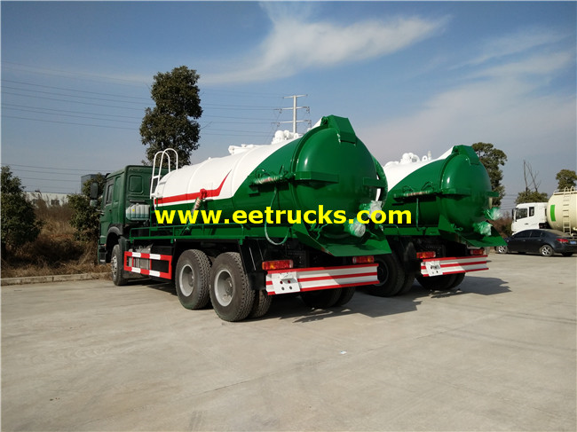 14 CBM Dung Vacuum Trucks