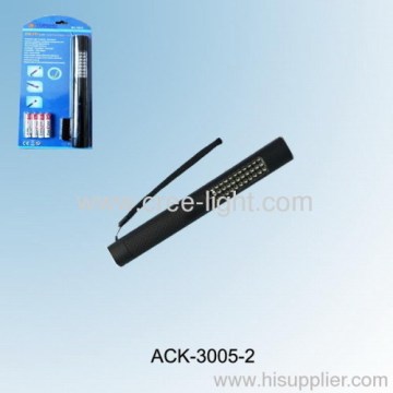 36l Led + 1l 0.5w Led High Power Plastic Working Flashlight Ack-3005-2 