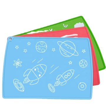 Custom -Präge -Silikon -Gummi -Tischmatten für Kinder