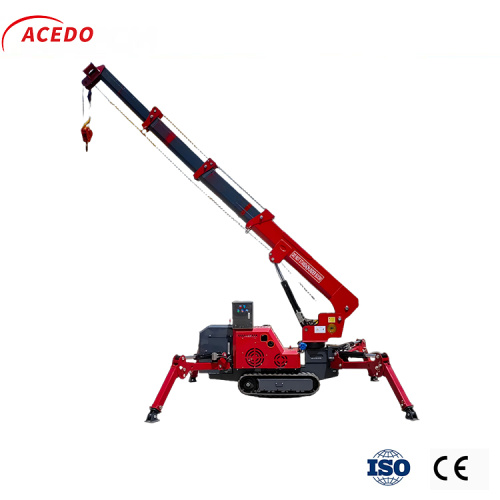 Кран-паук грузоподъемностью 1,5–2 тонны для подъема в ограниченном пространстве