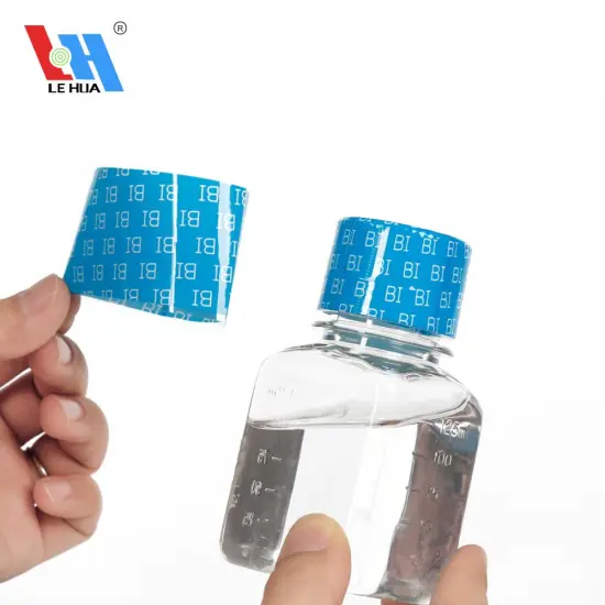 PVC Plastic Shrink Wrap Label For Seal Cap