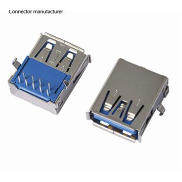 USB 3.0 A Type Receptacle Angle DIP