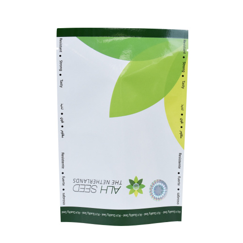 Customized Resealable compostable ziplock bag pouch