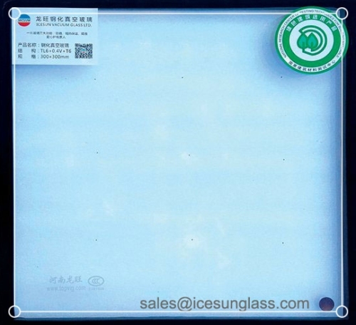 Anti-radiation Vacuum Insulated Glass for Building Windows