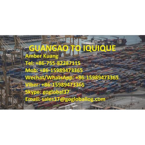 Shantou Guangao Sea Freight to Chile Iquique