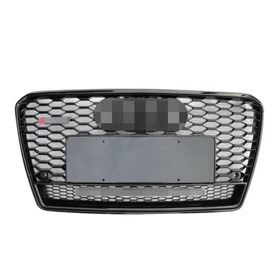 ABS All Weather Front Grille for Audi A7 2009-2015 - RS7 Style with Quattro