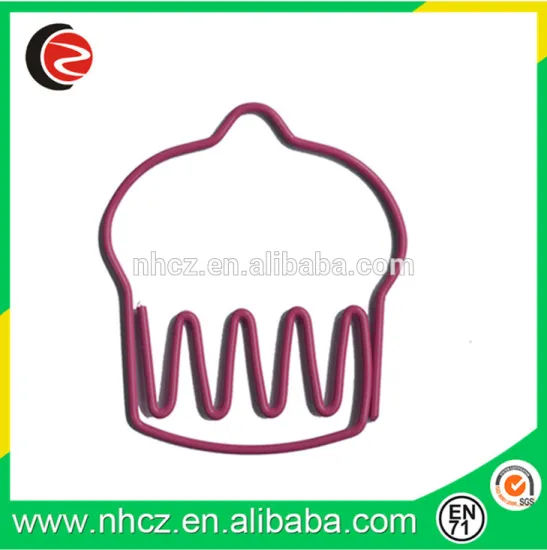 Colorful Cake Shaped Paper Clips,Children Paper Clips