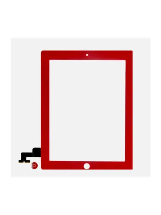 Red Ipad 2 Replacement Touch Screen , Apple Glass Touch Screen