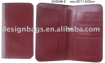 leather travel wallet