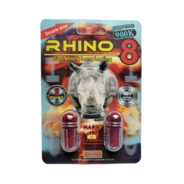 Pembesar Pria Rhino 8 Supreme 900K (2 Pil). badak 69 ekstrim 9000 badak pla...