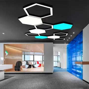Modern 800mm Indoor LED Hanging Lights for Commerce and Office