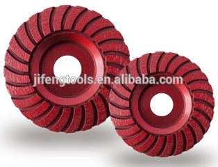Hot pressed sintered Turbo Diamond cup Wheel