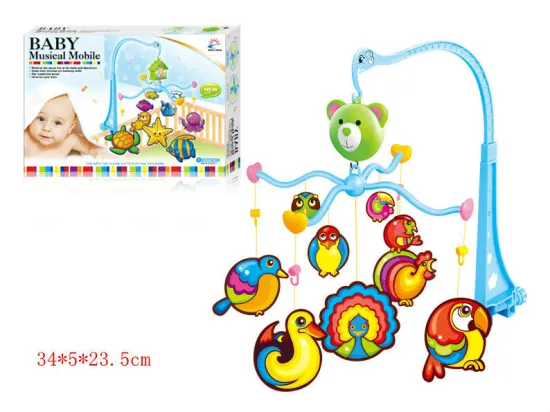 2014 Bell Toy,Bed Bell Toy,Baby Bed Bell Toy,Cute Plastic Baby Bed Bell Toy.