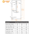 Panel solar 330W dengan kecekapan tinggi