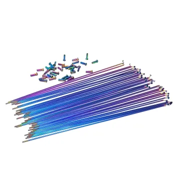 1 Pc Rainbow Bike Spokes Stainless Steel for 26/27.5/29 Inch Wheel Road/Mountain Bikes